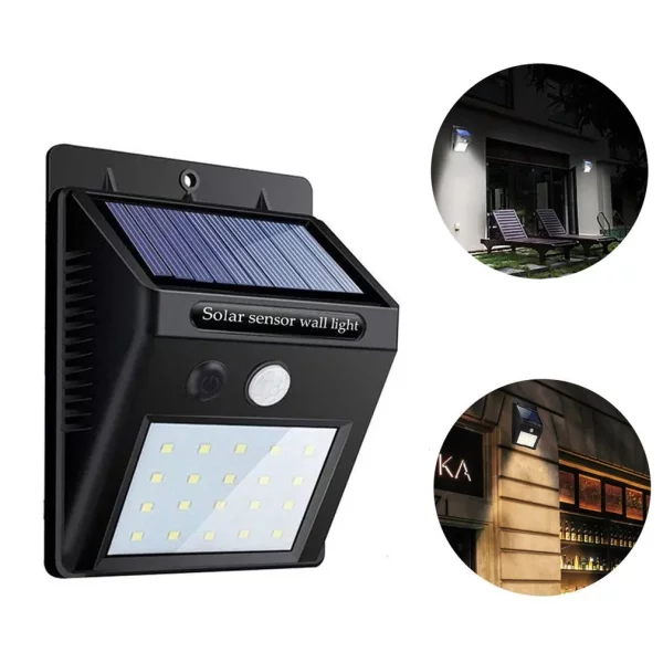 Backyard Garden Solar-Powered Motion Sensor Spotlight